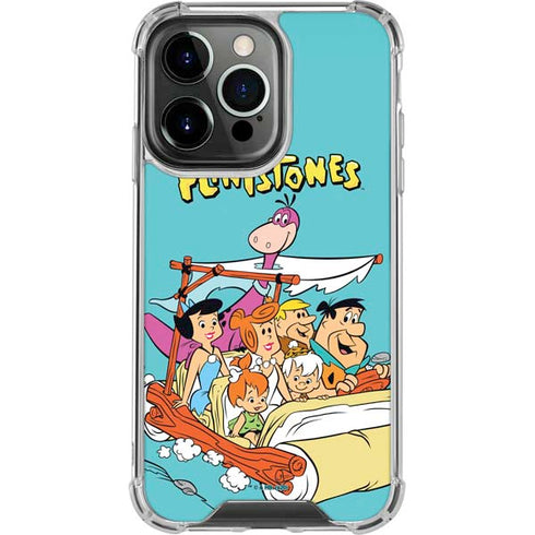 The Flintstones and Rubbles iPhone 15 Pro Clear Case